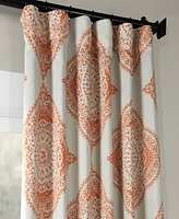 Half Price Drapes Henna Emblem Room Darkening Curtain