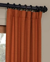 Half Price Drapes Persimmon Textured Bellino Room Darkening Curtain