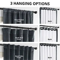 Half Price Drapes Distance Blue Grey Signature Velvet Blackout Curtain