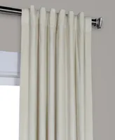 Half Price Drapes Neutral Ground Signature Velvet Blackout Curtain