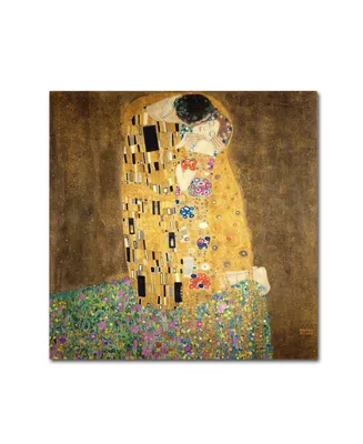 Gustav Klimt 'The Kiss 1907-8' Canvas Art