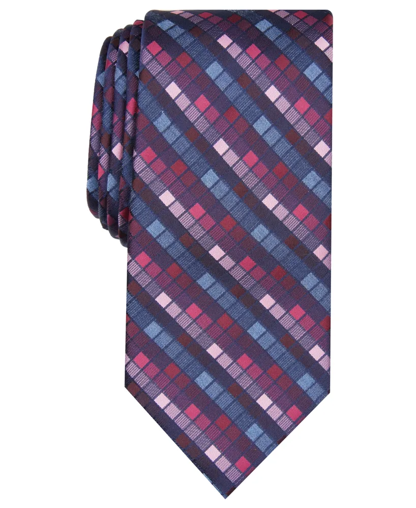 Perry Ellis Men's Canehill Grid Tie