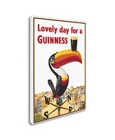 Guinness Brewery 'Lovely Day For A Guinness Viii' Canvas Art - 16" x 24"