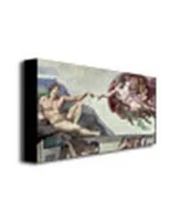 Michelangelo 'Sistine Chapel Ceiling' Canvas Art - 32" x 18"