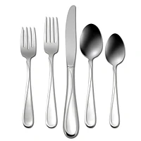 Oneida 18/0 Stainless Steel Flight 45-pc Flatware Set, Service for 8