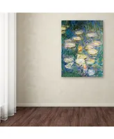 Claude Monet 'Water Lilies V 1840-1926' Canvas Art