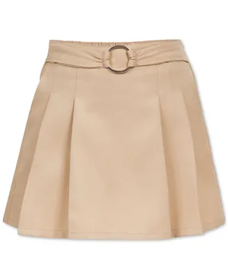 Nautica Little Girls Uniform Belted Pleated Scooter Shorts