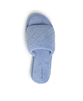 Dearfoams Women's Microfiber Terry Slide Slipper, Online Only