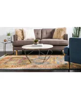 Bayshore Home Harik Har1 Navy Blue 8' x 11' Area Rug