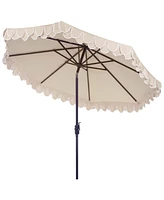 Elegant Valance 9' Auto Tilt Umbrella