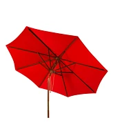 Cannes 9' Wooden Umbrella