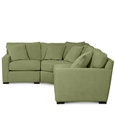 Radley Fabric 4-Piece Sectional Sofa, Created for Macy's
