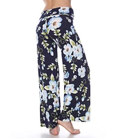 White Mark Floral Print Palazzo Pants