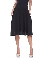 White Mark Saya Flare Skirt