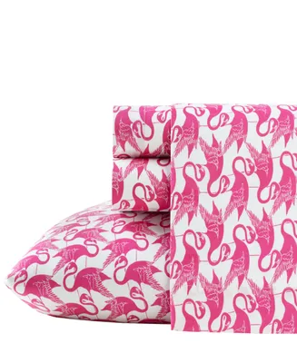 Poppy & Fritz Printed Cotton Percale 3-Pc. Sheet Set, Twin