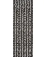 Novogratz Villa Vi- Charcoal 3'3" x 5' Outdoor Area Rug