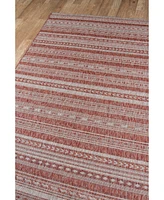 Novogratz Villa Vi-04 Copper 6'7" x 9'6" Outdoor Area Rug