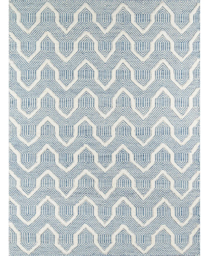 Erin Gates Langdon Lgd-1 Prince Blue 7'6" x 9'6" Area Rug