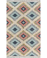 Novogratz Indio Ind-2 Multi 3' x 5' Area Rug