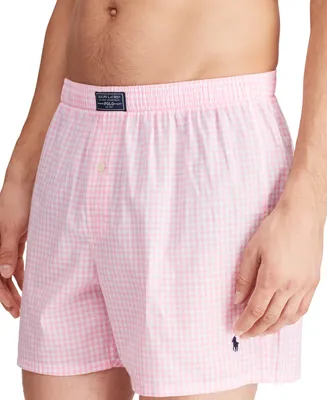 Polo Ralph Lauren Men's Plaid Single-Button Fly Boxers