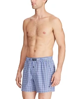 Polo Ralph Lauren Men's Plaid Single-Button Fly Boxers