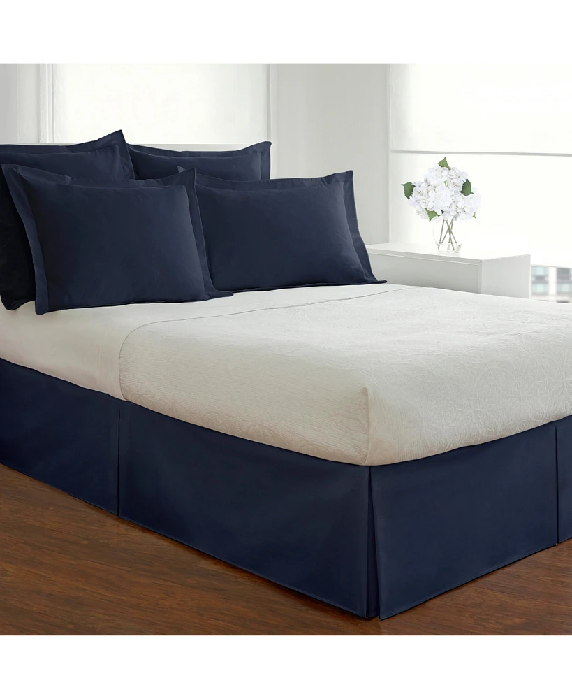 Fresh Ideas Poplin Tailored Bed Skirt, Queen