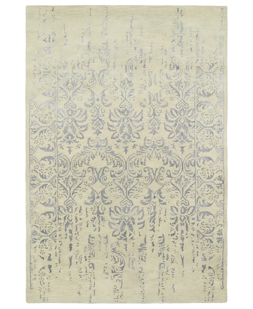 Kaleen Mercery MER03-75 Gray 3'6" x 5'6" Area Rug