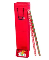 Santa's Bag Vertical Wrapping Paper Storage Container