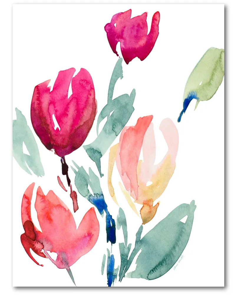 Courtside Market Tulip Study I 20" x 24" Gallery-Wrapped Canvas Wall Art