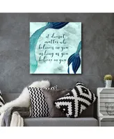 Courtside Market Mermaid Quotes Ii 24" x 24" Gallery-Wrapped Canvas Wall Art