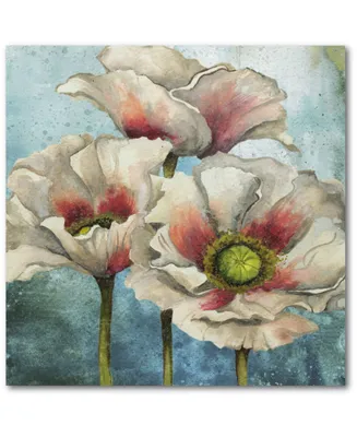 Courtside Market Poppies Over I 16" x 16" Gallery-Wrapped Canvas Wall Art