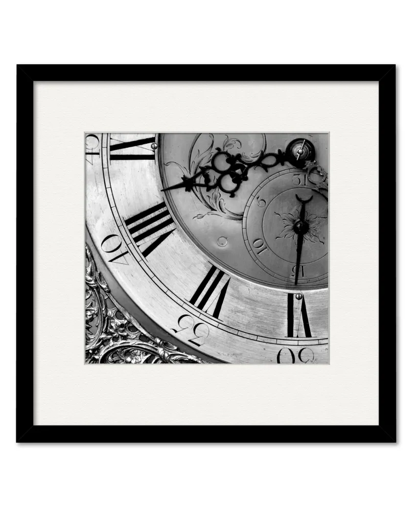 Courtside Market Clockwork Ii 16" x 16" Framed and Matted Art