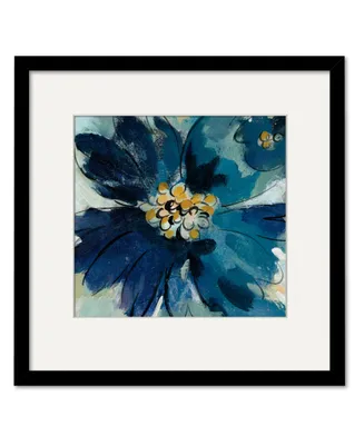 Courtside Market Inky Floral Iii 16" x 16" Framed and Matted Art