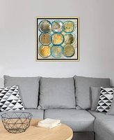 iCanvas Indigo Gold by Carol Robinson Gallery-Wrapped Canvas Print