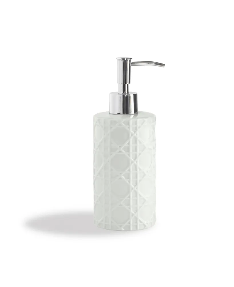 Cassadecor Embossed Porcelain Lotion Dispenser