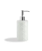 Cassadecor Embossed Porcelain Lotion Dispenser