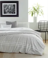 Dkny Chenille Stripe Full/Queen Comforter Set