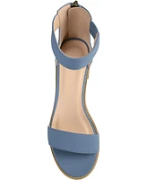 Journee Collection Women's Percy Block Heel Sandals