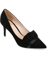 Journee Collection Women's Marek Ruffle Detail Dress Pumps