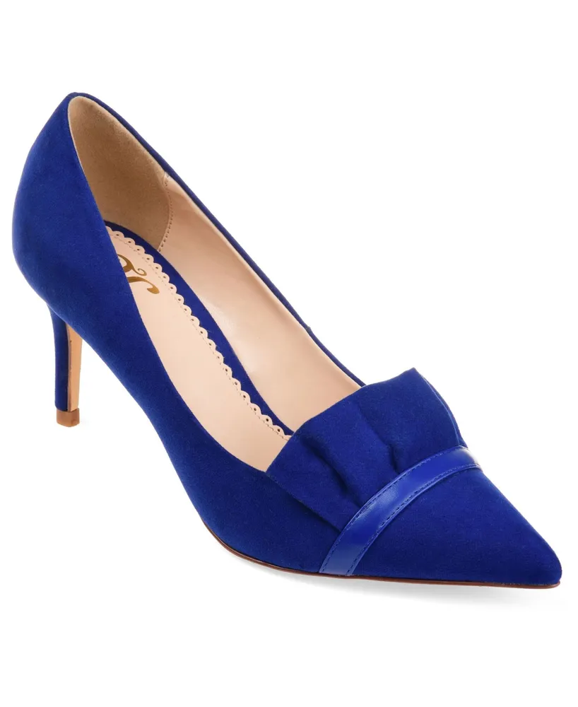 Journee Collection Women's Marek Ruffle Detail Dress Pumps