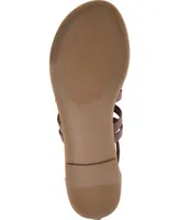 Journee Collection Women's Zailie Strappy Gladiator Flat Sandals