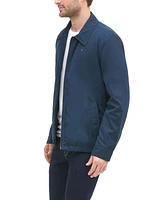 Tommy Hilfiger Men's Classic Front-Zip Filled Micro-Twill Jacket