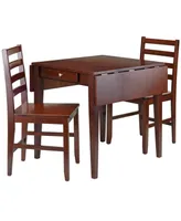 Hamilton -Piece Drop Leaf Dining Table with Ladder Back Chairs