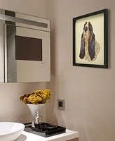 Empire Art Direct 'Basset Hound' Dimensional Collage Wall Art - 17'' x 17''