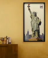 Empire Art Direct 'Lady Liberty' Dimensional Collage Wall Art - 25'' x 48''