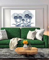 Empire Art Direct 'Nodding Pincushions' Frameless Free Floating Tempered Glass Panel Graphic Wall Art - 32" x 48''