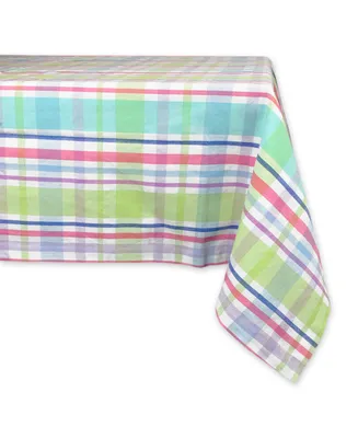 Spring Plaid Tablecloth 60" x 84"