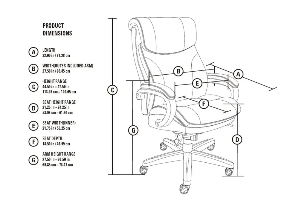 La-z-Boy Trafford Big Tall Executive Office Chair