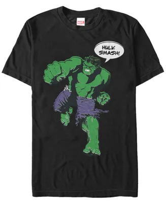 Marvel Men's Comic Collection The Hulk Smash Short Sleeve T-Shirt