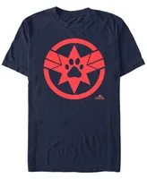 Marvel Men's Captain Goose The Cat Paw Logo Short Sleeve T-Shirt